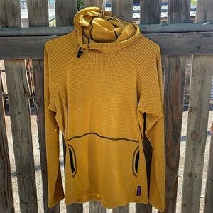 New Melanzana Men’s M microgrid hoodie V2 Sunflower